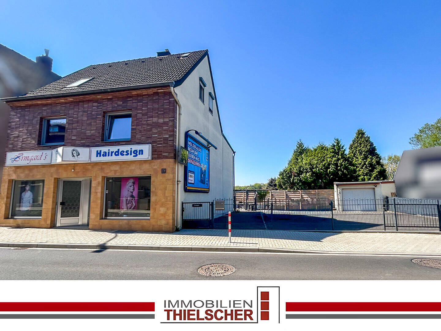 Wohn- und Geschäftshaus mit 2 Wohneinheiten, Garage und großzügigem Außenbereich – Übach-Palenberg – Bild 1 von 9