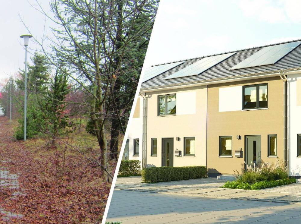 Das schlanke Reihenhaus für schmale Grundstücke in Stotternheim – Erfurt – Bild 1 von 9