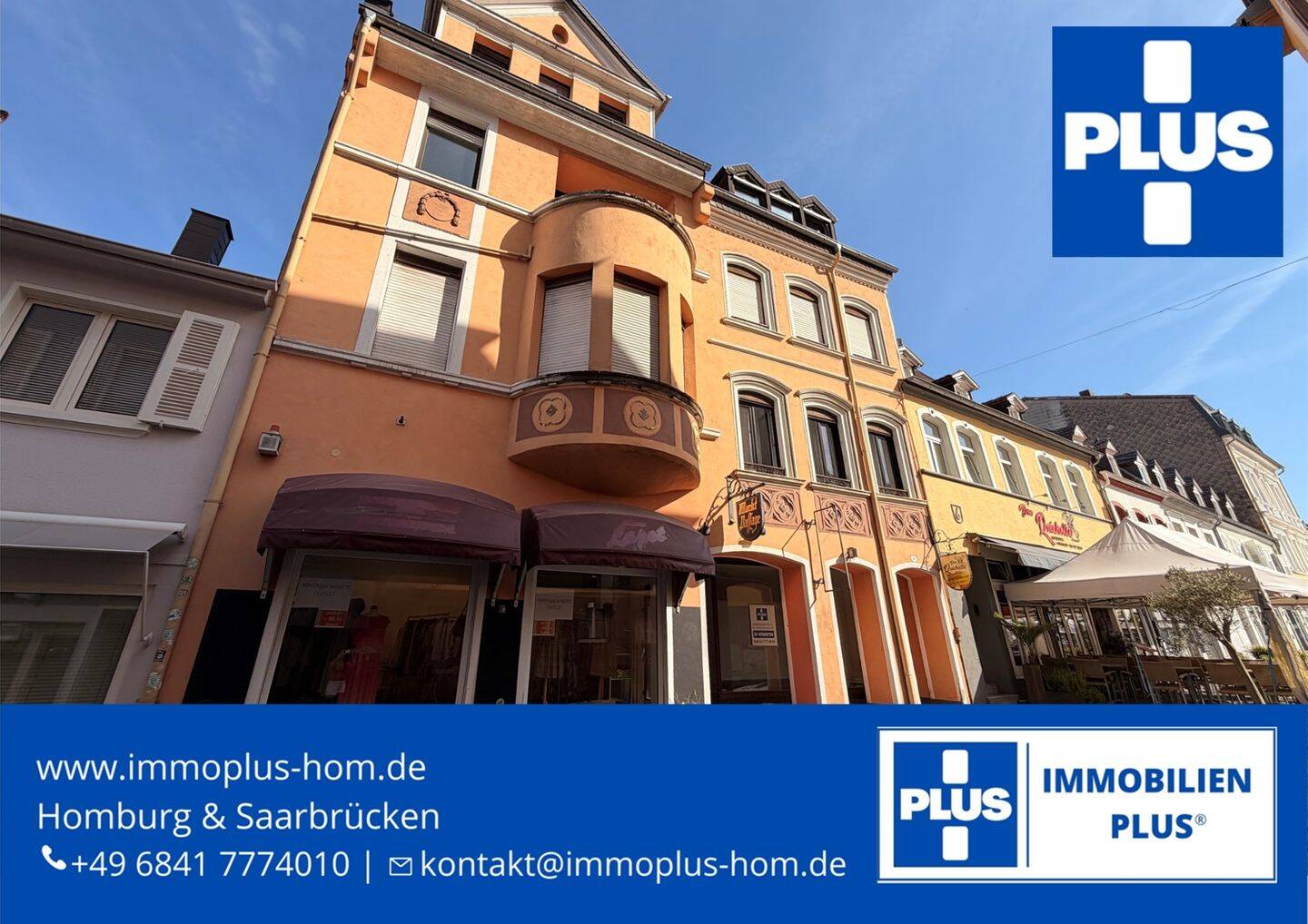 HOMBURG-ZENTRUM; 1 ZIMMER APARTMENT AM HISTORISCHEM MARKTPLATZ