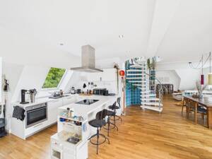 Exklusive Penthouse Wohnung am Killesberg mit viel Platz und traumhafter Aussicht, Loggia, 2 Garagen – 70191 Stuttgart – Vorschaubild 3