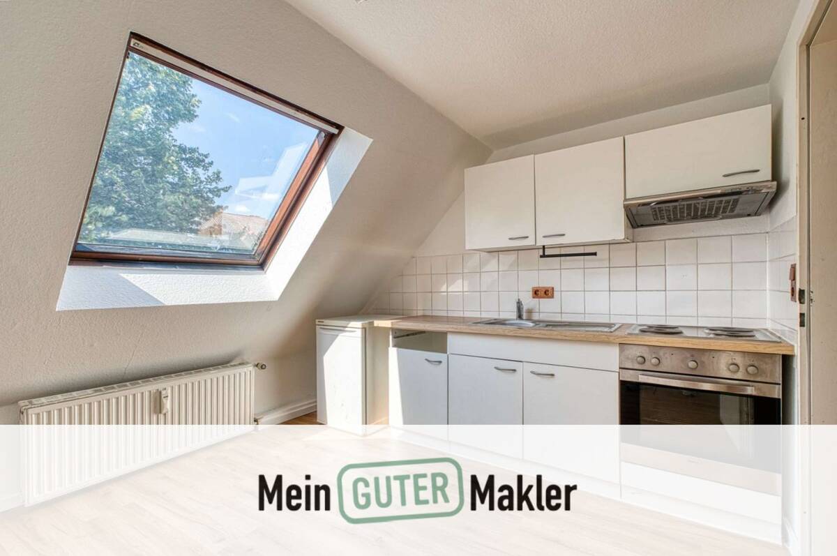 Helle 2-Zimmer-Dachgeschosswohnung mit Einbauküche und Charme in Bremen-Gröpelingen – 28239 Bremen – Bild 1 von 9