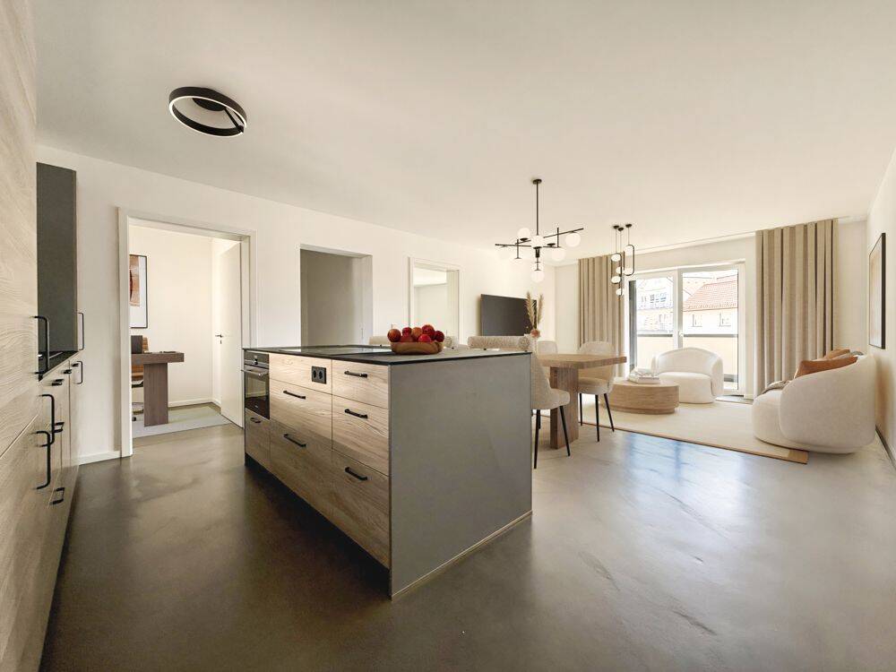 +++ Barrierefreie zentrale 2-Zimmer- Wohnung mit Einbauküche und Balkon +++ – Fürth – Vorschaubild 2