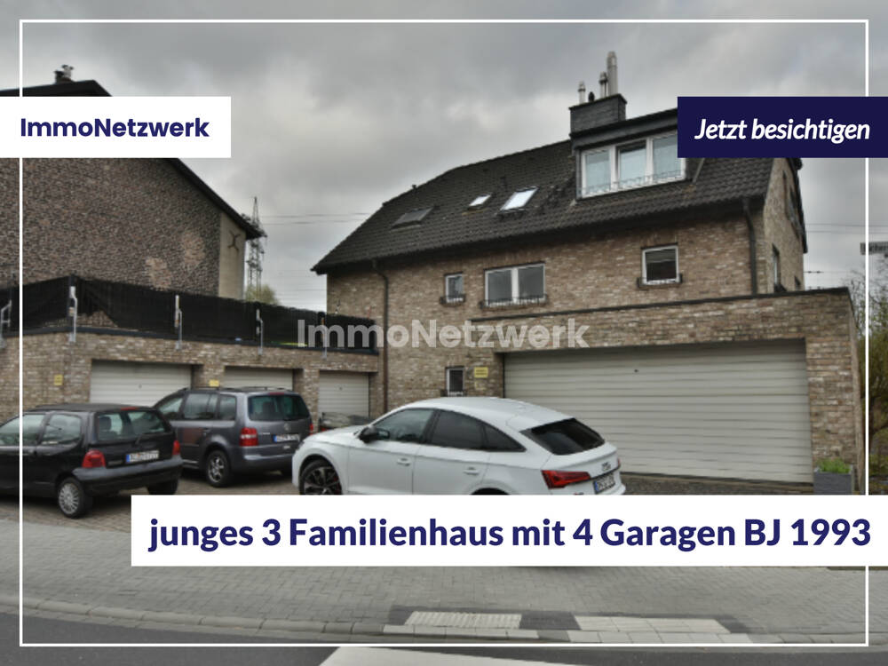 NEU***junges 3-Familienhaus mit 4 Garagen & 1 Stellplatz in Herzogenrath***NEU – Herzogenrath – Bild 1 von 3