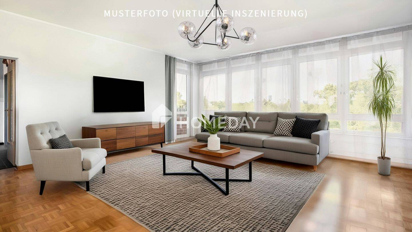 Exklusive 3-Zimmer-Wohnung mit großzügiger Loggia, gehobener Ausstattung und zwei Einzelgaragen – Berlin – Vorschaubild 3