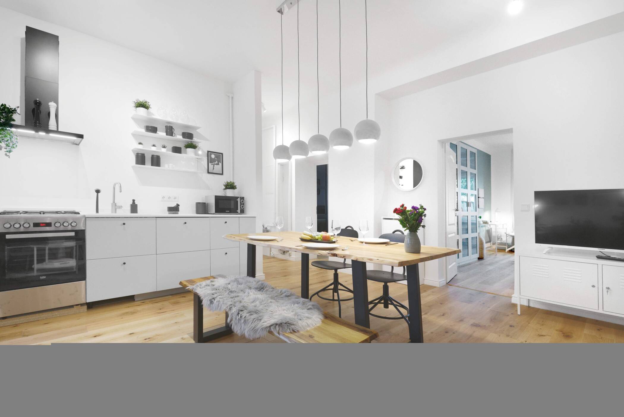 SPEZIALPREIS 3-Zimmer Luxus Apartment mit Wohnküche – Berlin – Vorschaubild 4
