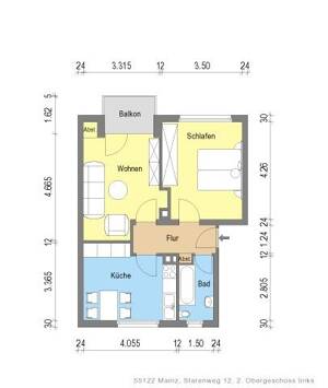 Stilvolle 2-Zimmer-Wohnung - Ideal für Singles oder Paare – 55122 Mainz – Vorschaubild 2