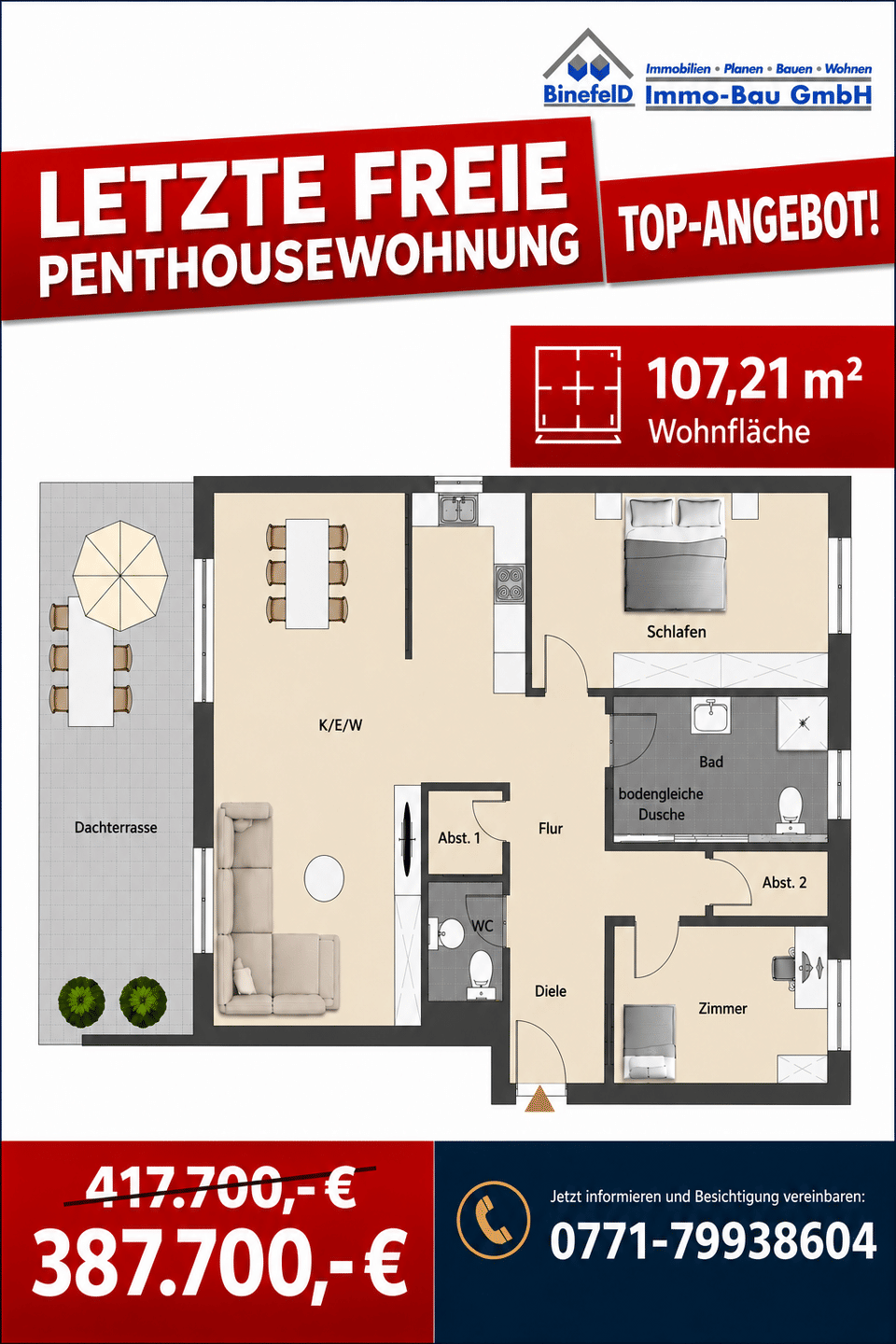 PENTHOUSE / NEUBAU / DONAUESCHINGEN / Haus F