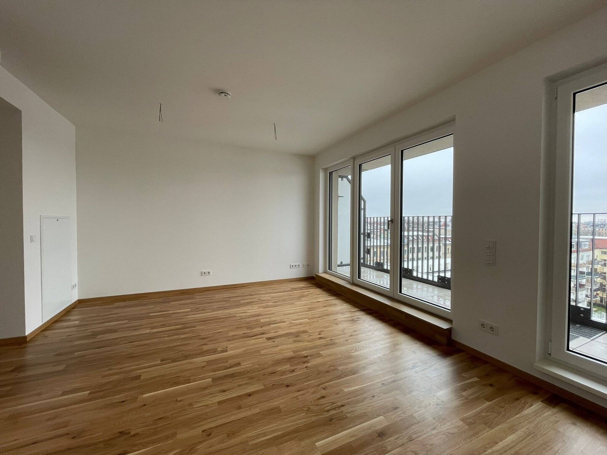 * Traumhaftes Dachgeschoss * 2 Zimmer * NEUBAU * Balkon mit MEGA BLICK * 6. OG * ab 04/25 * – Leipzig – Vorschaubild 9