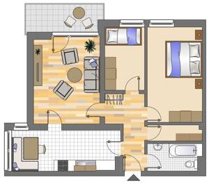 3-Zimmer Wohnung in Dortmund Scharnhorst – 44328 Dortmund – Vorschaubild 4