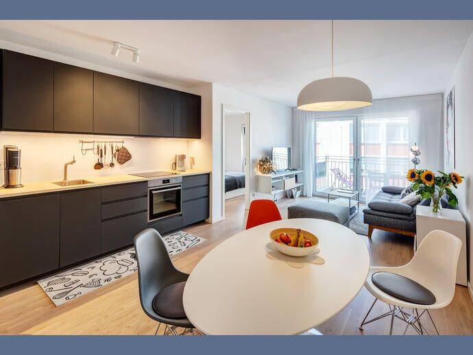 Möbliert: Wohnen auf Zeit - Moderne Neubauwohnung – München – Vorschaubild 2