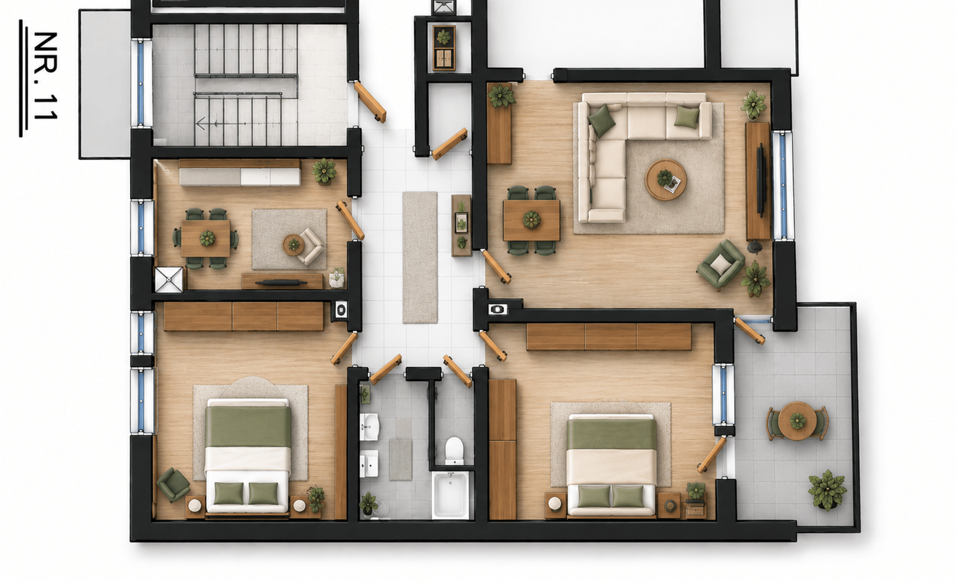 Etagenwohnung in 53840 Troisdorf mit 76 m² kaufen