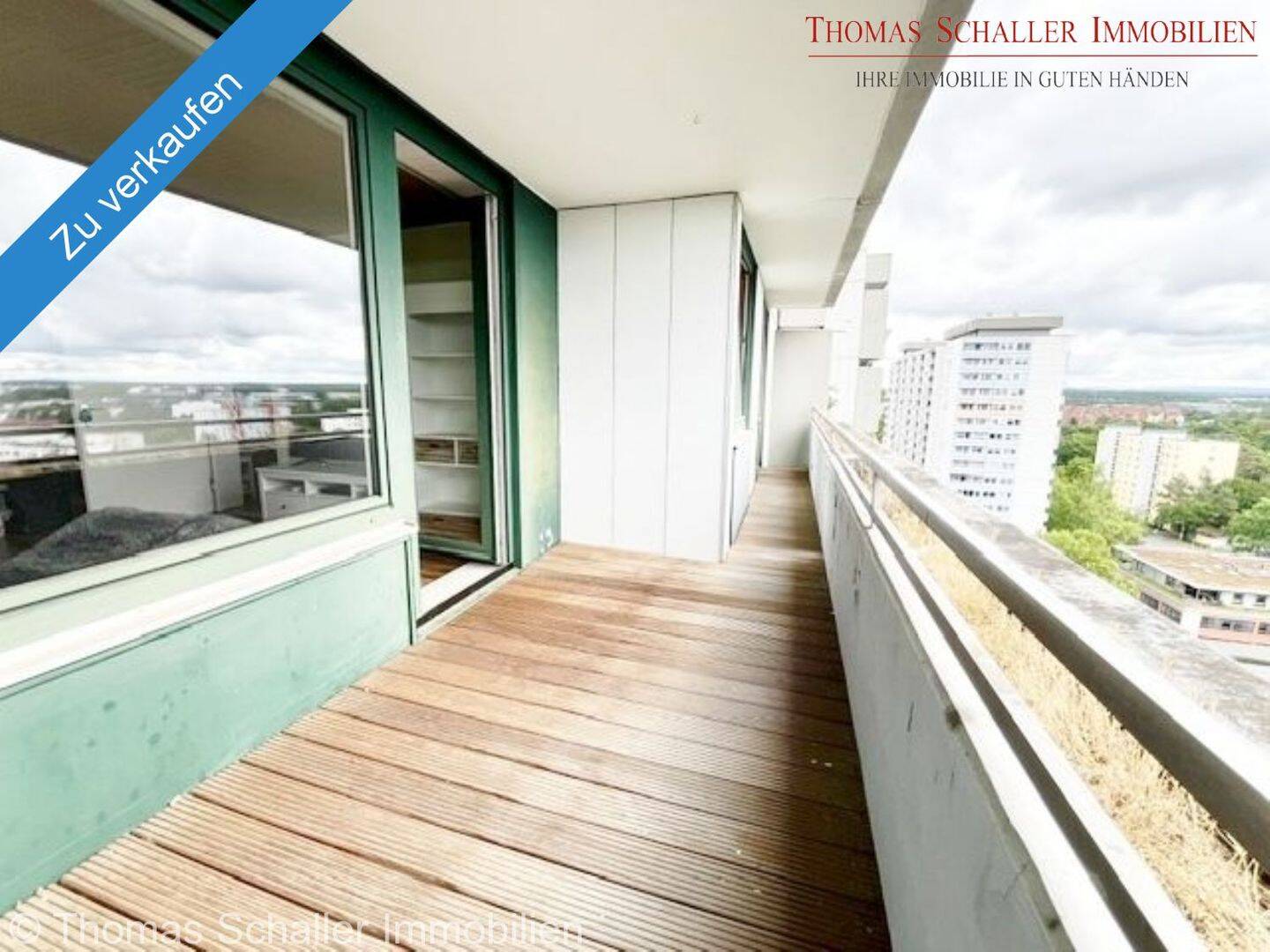 Gepflegte 2-Zimmer-Eigentumswohnung mit traumhaftem Fernblick und Blick ins Grüne – Nürnberg – Vorschaubild 2