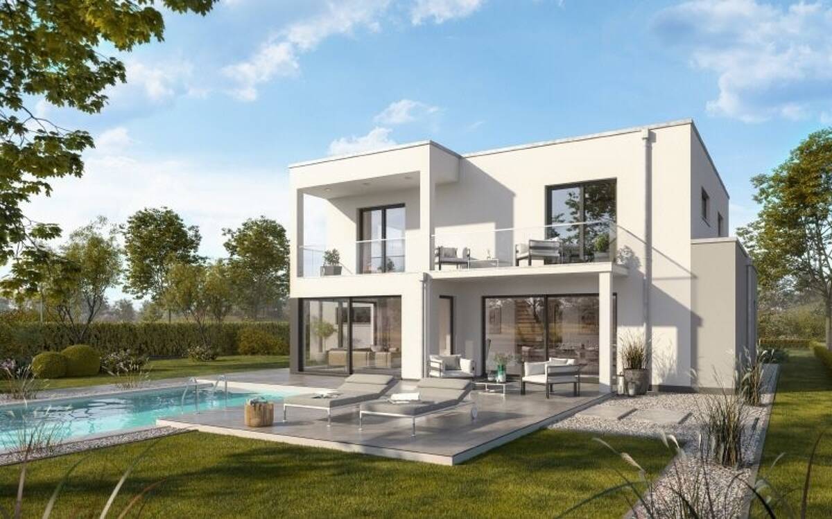 Luxusvilla im Bauhausstil auf großem Grundstück am Stadtrand von Jena – 7751 Jena – Bild 1 von 9