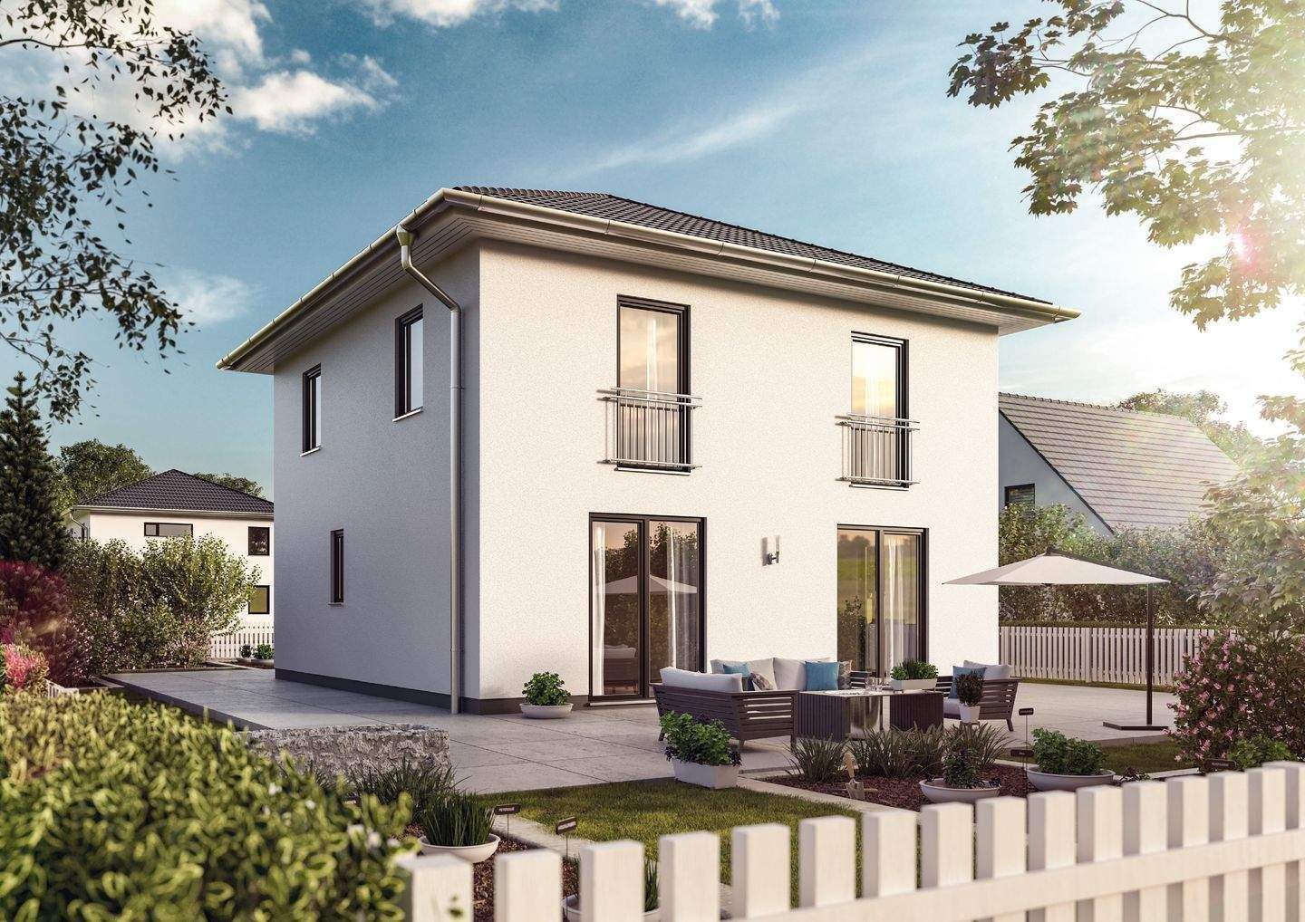 STADTVILLA IN KOMPLETTAUSSTATTUNG / wunderschönes Grundstück/ Festpreis-Garantie – Hollfeld – Bild 1 von 9