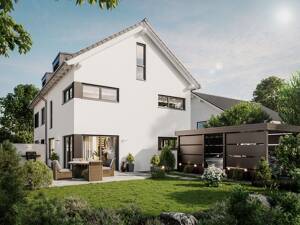 Hochwertiger Neubau in Trudering: Moderne Doppelhaushälfte in massiver Ziegelbauweise – 81825 München – Vorschaubild 2