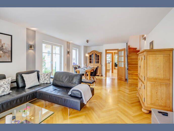 Möbliert: Maisonette mit Garten - Wohnen wie im Haus