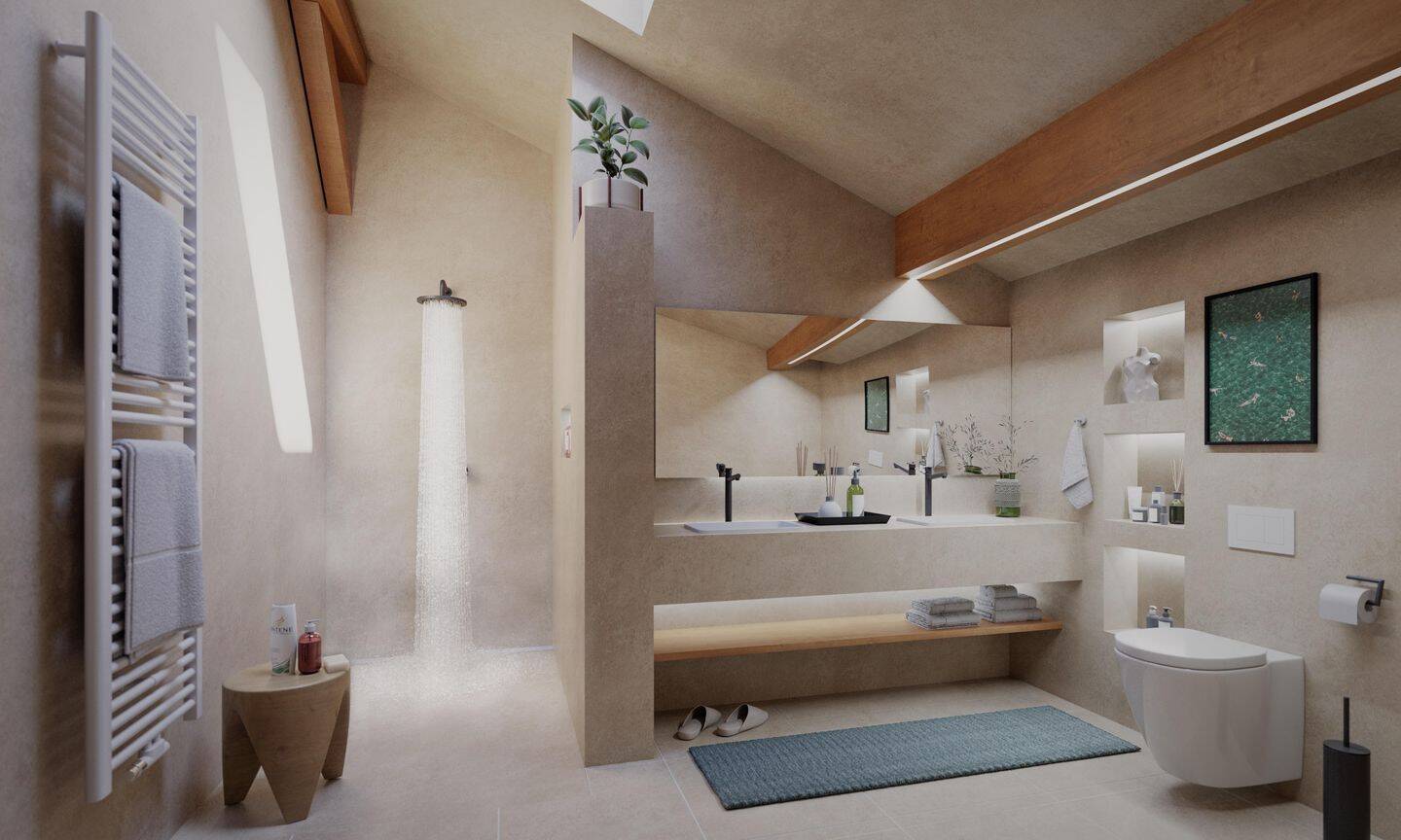 160qm exklusives Penthouse mit Sauna und Terrasse im Bergmannkiez – Berlin – Vorschaubild 8