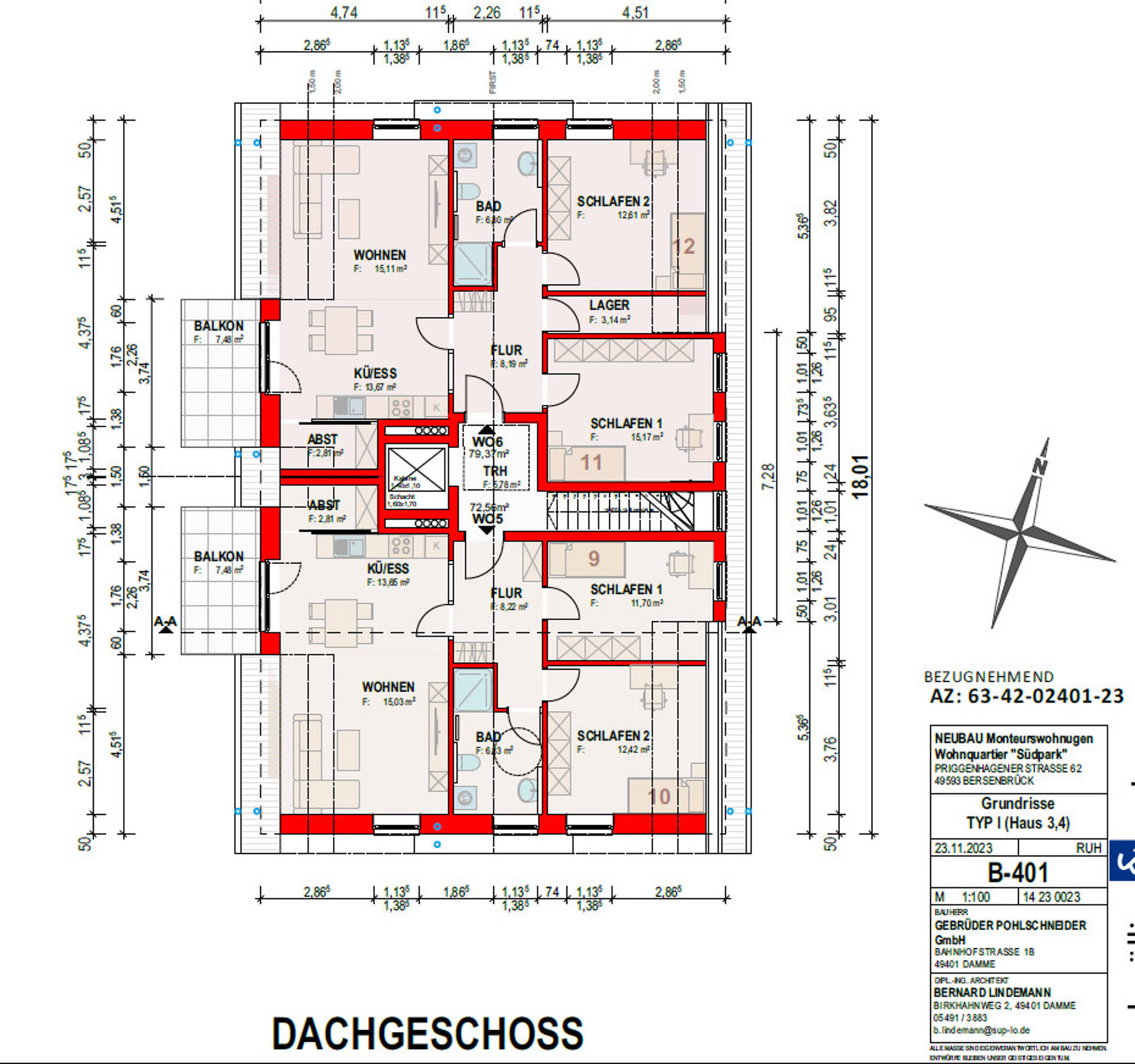 Etagenwohnung in 49593 Bersenbrück mit 79,78 m² kaufen