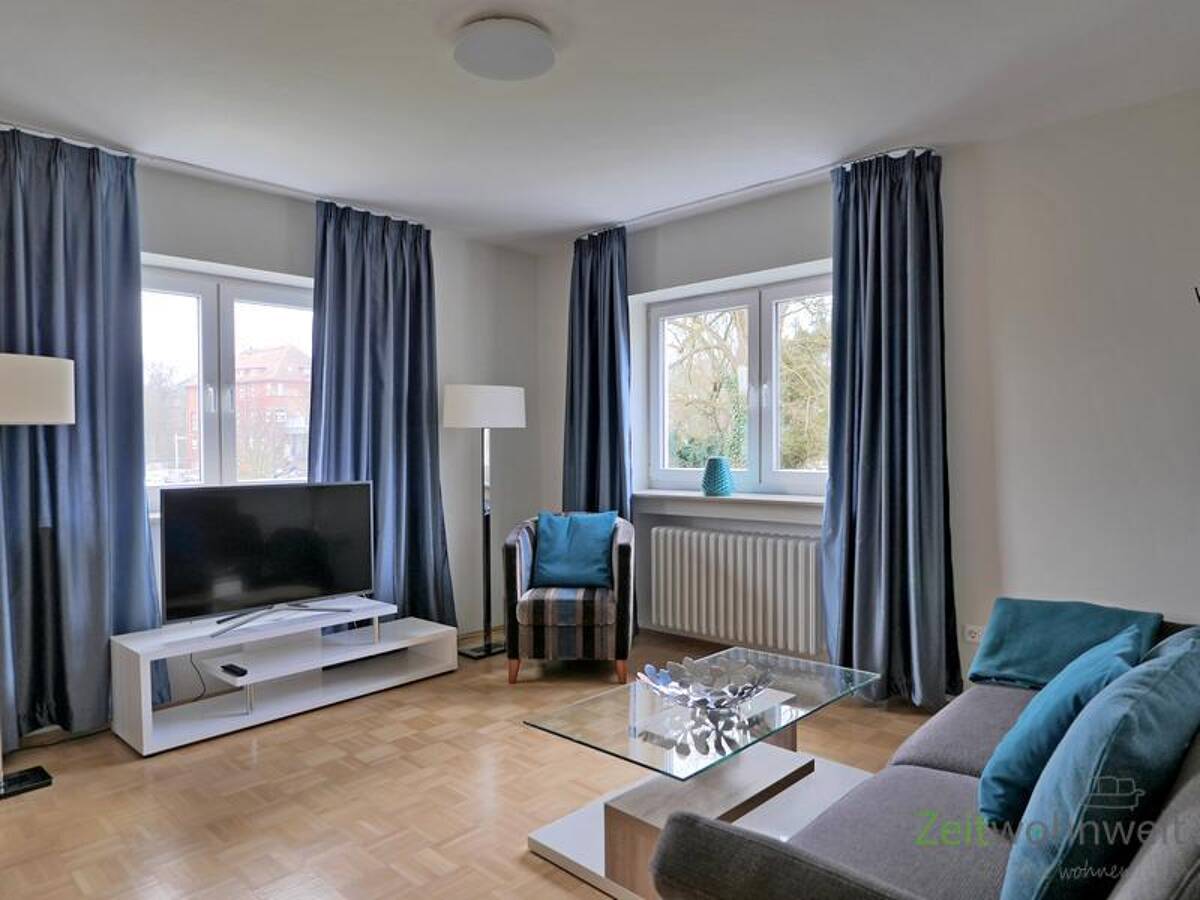 (EF0930_M) Kassel-Stadt: Bad Wilhelmshöhe, möblierte 3-Zimmer-Wohnung mit Parkettböden, WLAN und Waschmaschine – 34131 Kassel – Bild 1 von 9