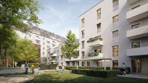 Moderne 3-Zimmer-Erdgeschosswohnung mit Terrasse und Gartenanteil