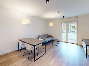 URBAN BASE: Vollmöbliertes 2-Zimmer-Apartment mit EBK, BALKON, ALL-IN-MIETE, UVM. im Wiesbadener Stadtzentrum – 65189 Wiesbaden – Vorschaubild 2