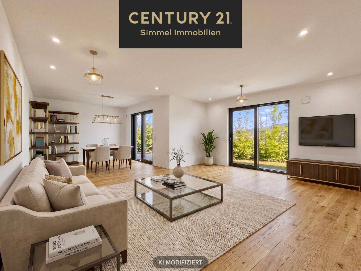 Erstbezug! Moderne 3-Zimmer-Wohnung mit Terrasse und Gartenanteil