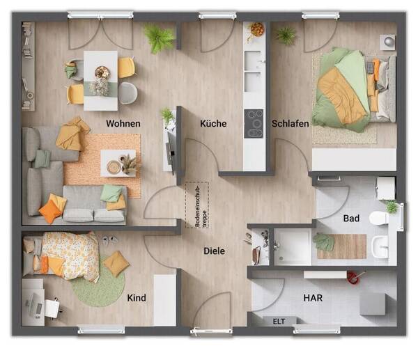 Bungalow in 66386 Sankt Ingbert mit 78 m² kaufen