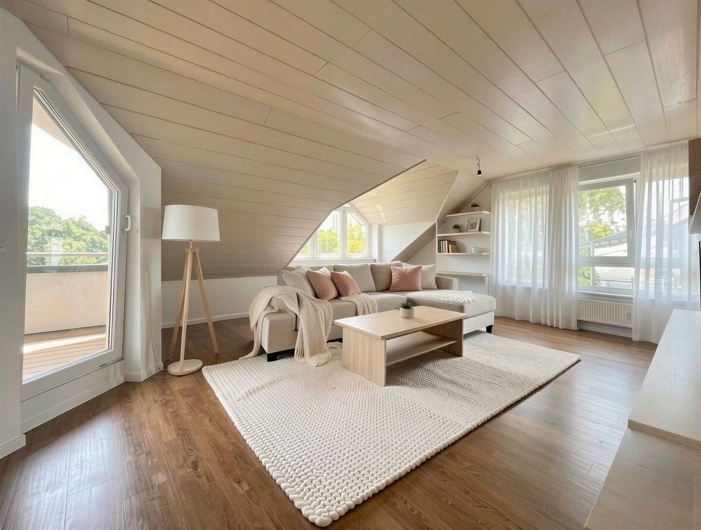 Sonnig und Naturnah: Attraktive 3-Zi.-Dachgeschosswohnung mit Einzelgarage und Weitblick – Stuttgart – Vorschaubild 5
