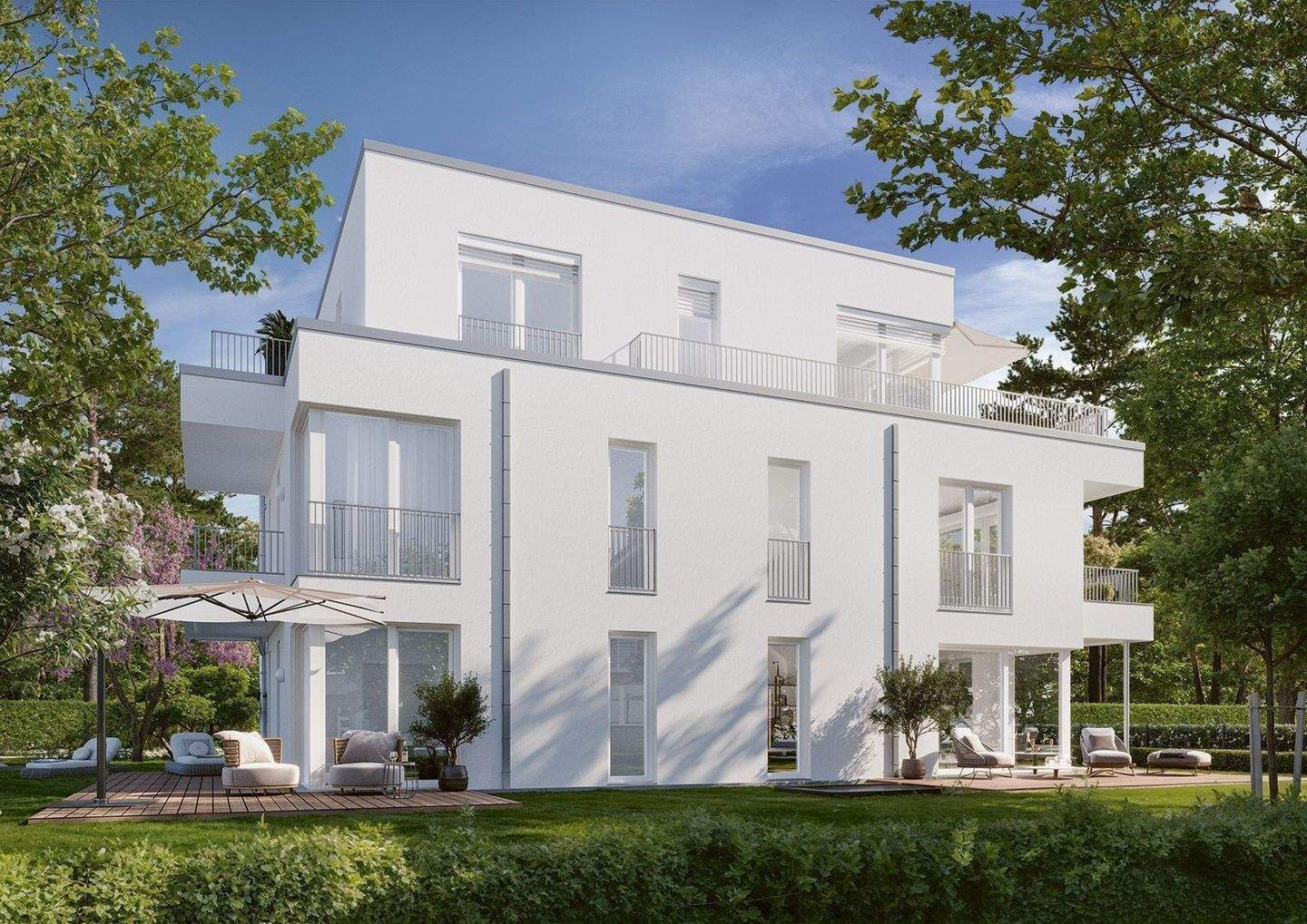 LUXURIÖSE 4 ZIMMER ETW MIT PRIVATPARK & 3 SONNENDECKS & 2 TAGESLICHTBÄDERN – IN GRÜNER BEGEHRTER 1A PREMIUMLAGE MAINZ-OBERSTADT! – Mainz – Vorschaubild 3