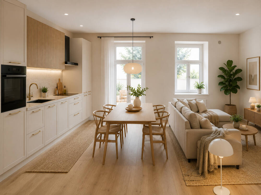// Erstbezug im Hochparterre // 3 Zimmer mit Balkon // Nachhaltig inkl. Wärmepumpe und Solar // – Leipzig – Vorschaubild 6