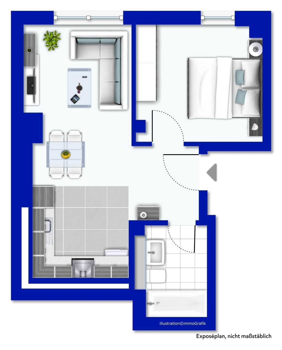 Moderne 2-Zimmer-Wohnung mit TG-Stellplatz in zentraler Lage von Pasing – München – Vorschaubild 9