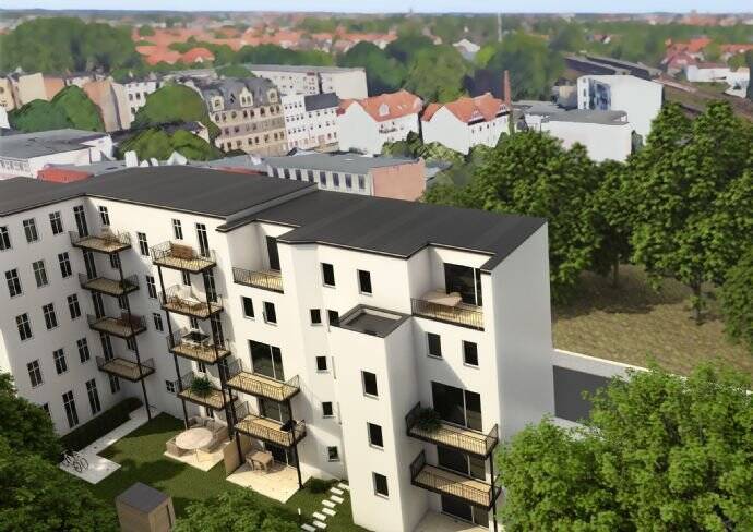 Stilvolle 2-Zimmerwohnung mit Terrasse und Garten zu vermieten – Magdeburg – Vorschaubild 2