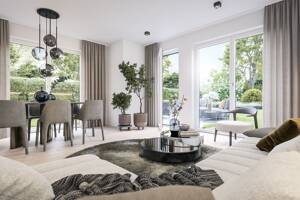 Effizienzhaus 55/KfW 55-Stilvolles Stadthaus mit Südwest Ausrichtung im schönen Aubing (H4) – 81249 München – Vorschaubild 3