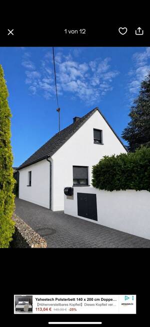 Modernes freistehendes Einfamilienhaus mit Garten