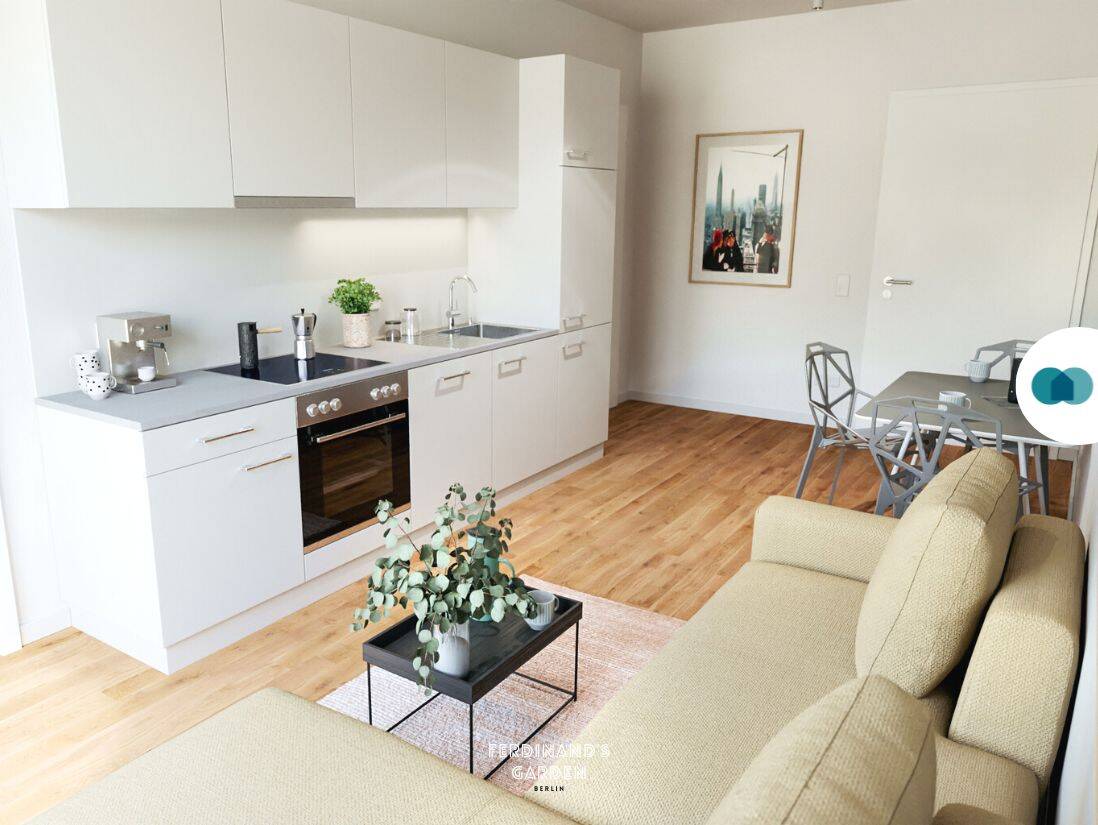 Toll geschnittene 1,5-Zimmer-Wohnung mit BALKON im Neubauquartier 'Ferdinand's Garden' – Berlin – Vorschaubild 2