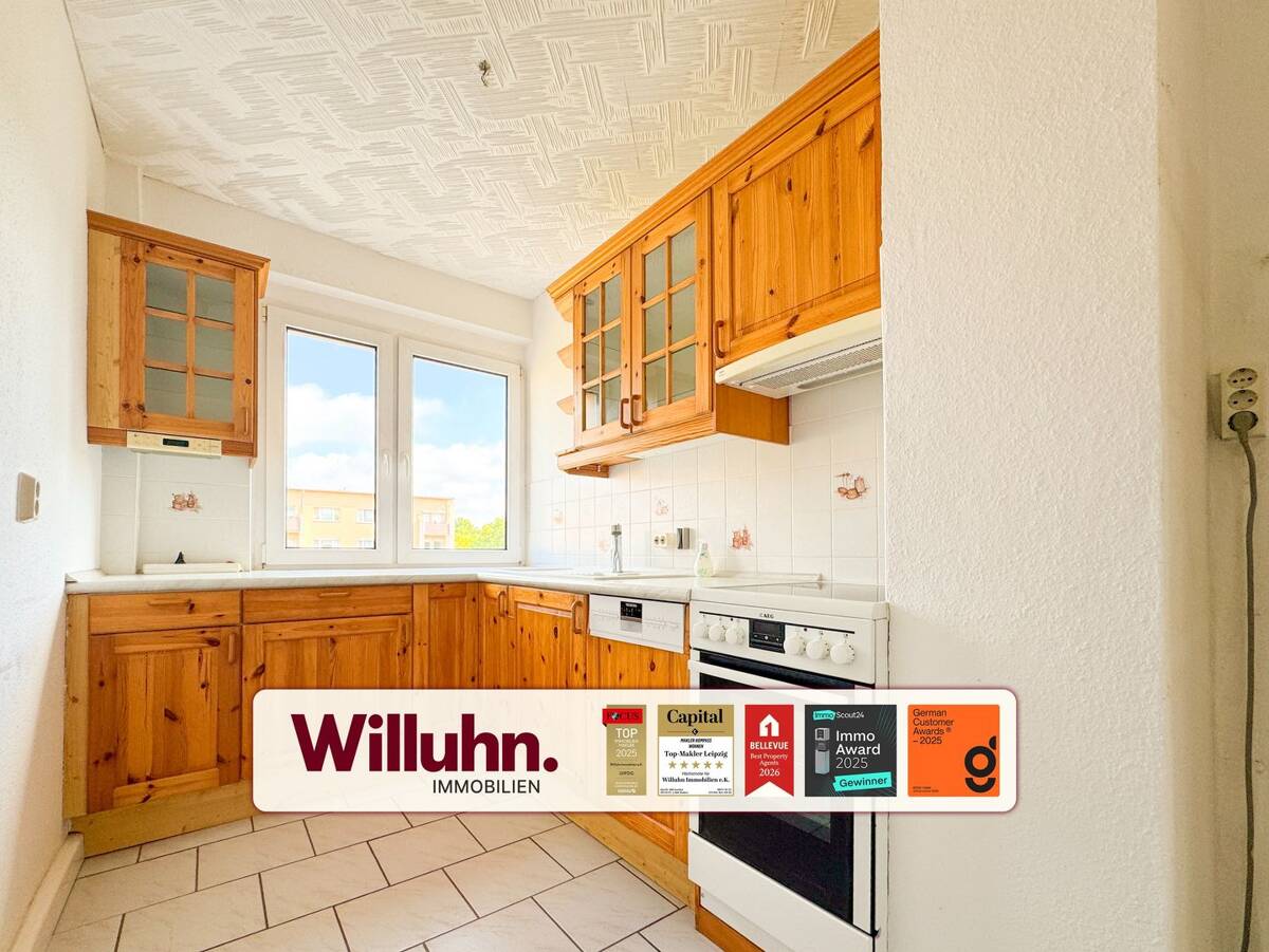 Bezugsfrei im Grünen - Einbauküche | Balkon | Tageslichtbad – 4179 Leipzig – Bild 1 von 9