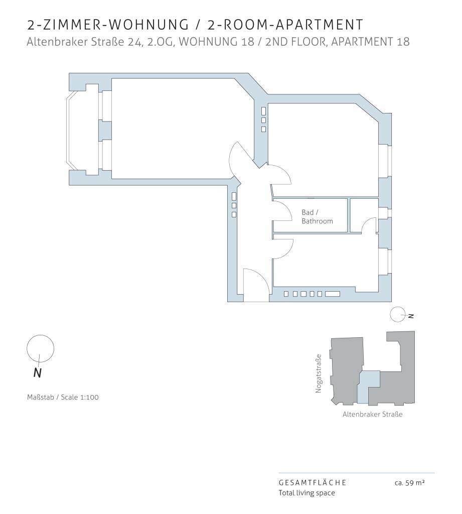 Wohneigentümer werden: Vermietetes 2-Zimmer-Apartment mit Balkon in Neukölln – Berlin – Vorschaubild 6