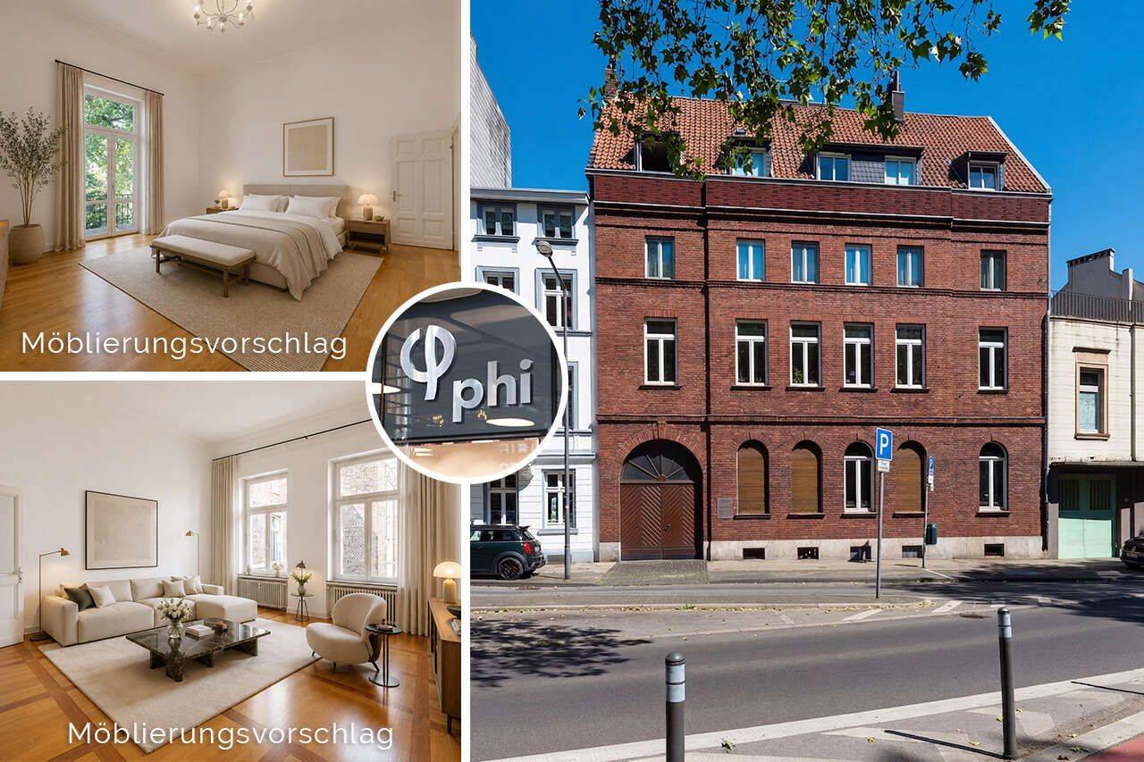 PHI AACHEN - Charmante Altbau-Wohnung mit Galerie und Balkon in Top-Citylage von Aachen!