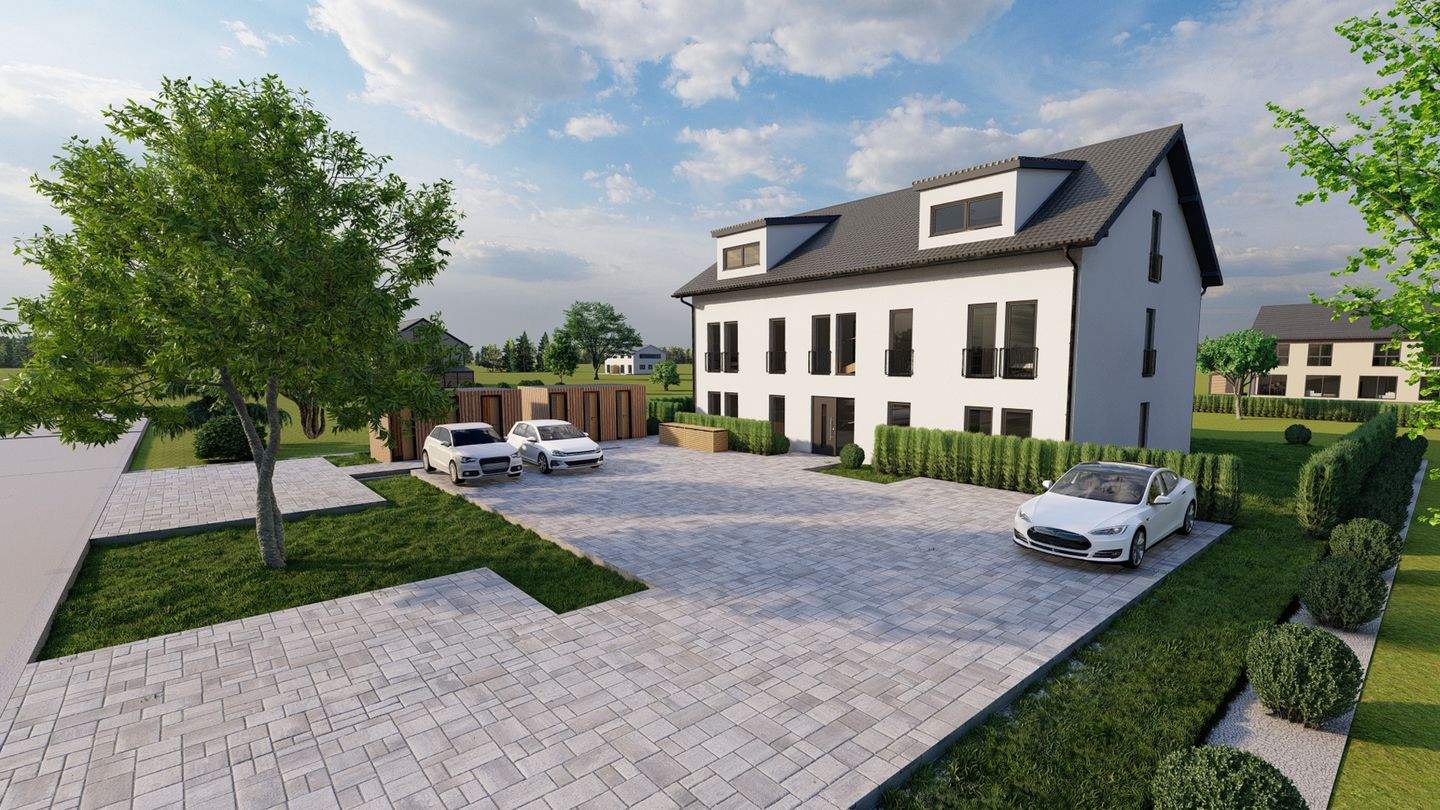 Zweite Reihe zur Donau - helle 3-Zimmer-Wohnung mit überdachtem Südbalkon und Außenstellplatz! – Regensburg – Bild 1 von 9