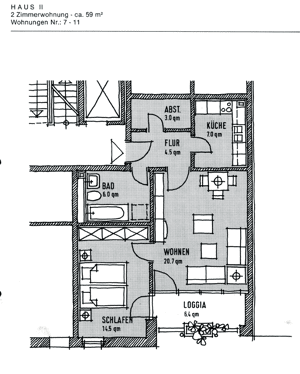 Schöne 2-Zimmer-Whg. mit Balkon u. Tiefgaragenstpl. im Kieler Zentrum // Muhliusstraße, Kiel – 24103 Kiel – Vorschaubild 6