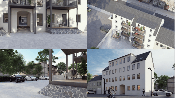 Stilvolle DG-Wohnung im sanierten Altbau mit Balkon, KfW-40 EE, Stellplatz und Top-Ausstattung – Magdeburg – Vorschaubild 6