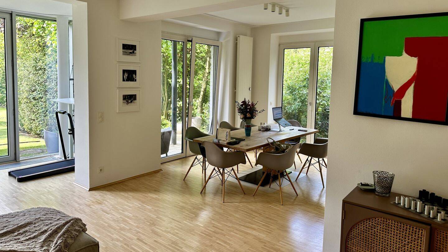 Grünes Wohnen mit Blick auf die Rheinauen - 4-Zimmer-Wohnung in Kaiserswerth – Düsseldorf – Vorschaubild 2