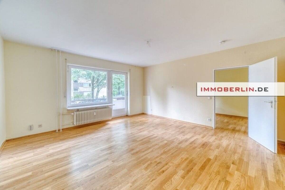 IMMOBERLIN.DE - Komfortable Wohnung mit Südwestbalkon nahe Steglitzer Schloßstraße – 12167 Berlin – Bild 1 von 9