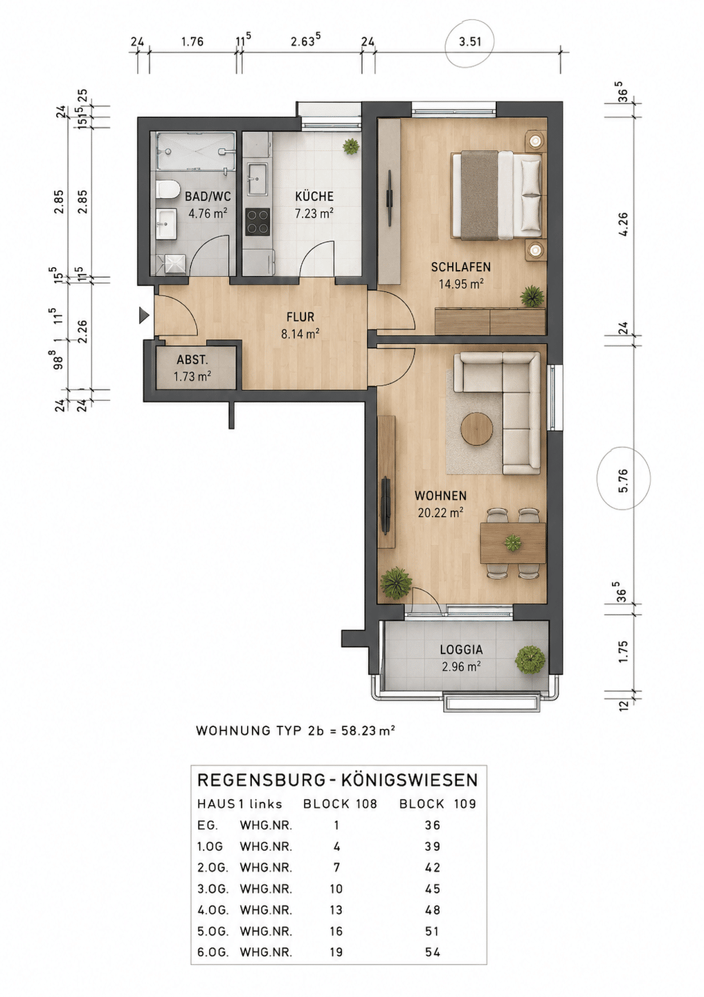 Wohnung zum Kauf