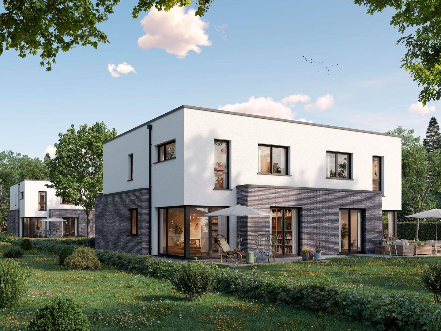 4 moderne Doppelhaushälften in Hamburg-Schnelsen – im Oktober 2026 bezugsfertig