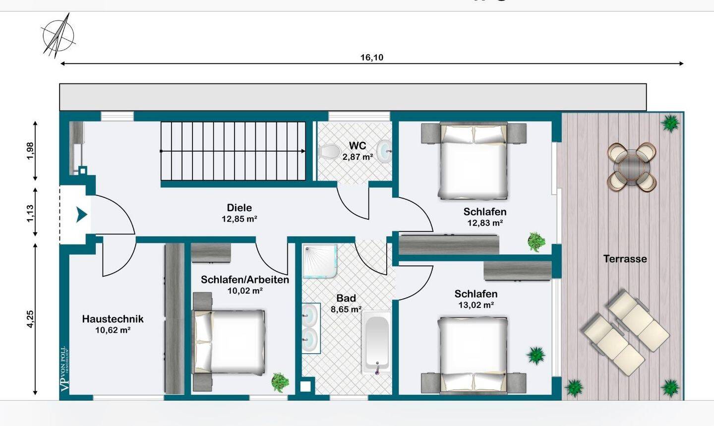 KfW-40 Effizienzhaus zur Miete/Mietkauf in Erfurt - Panoramablick inklusive! – Erfurt – Vorschaubild 2