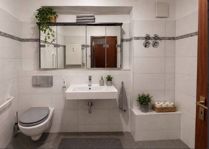 2-Zi. 74qm, Balkon, TG, Aufzug, ebenerdige Dusche – Leipzig – Vorschaubild 6