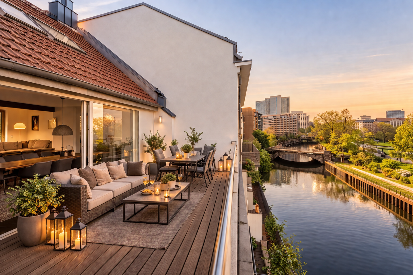 UNIKAT - EXKLUSIVES 5 METER-GALERIE-DACH -mit Weitblick - herrschaftlicher Altbau- direkt Spree – Berlin – Vorschaubild 2