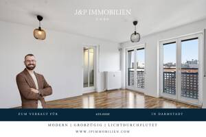 Lichtdurchflutetes Penthouse mit Süd-Balkon & Tiefgarage in Darmstadt! – 64293 Darmstadt – Vorschaubild 1