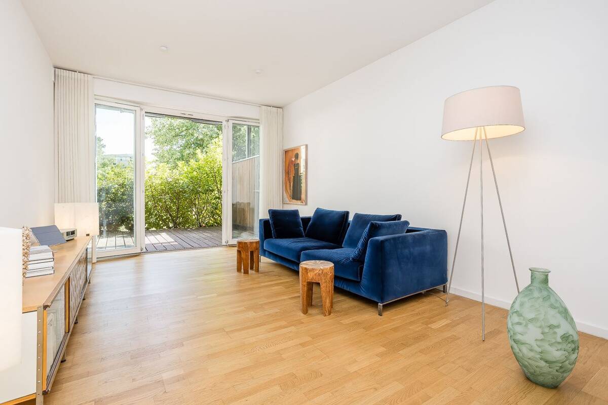 Grüne Idylle in Charlottenburg: 2-Zimmer-Neubauwohnung mit Terrasse am Ruhwaldpark – 14052 Berlin – Bild 1 von 9